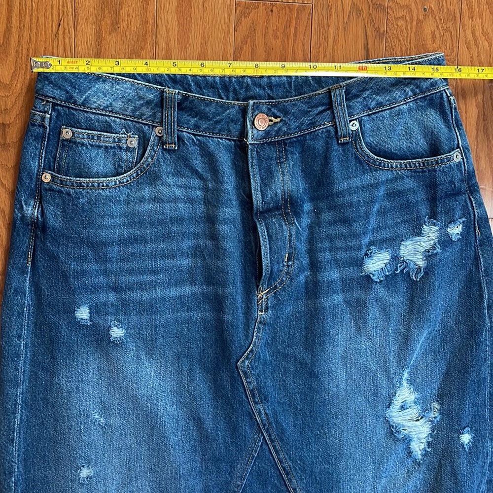 & Denim‎ Jean Midi Skirt - Picture 10 of 11